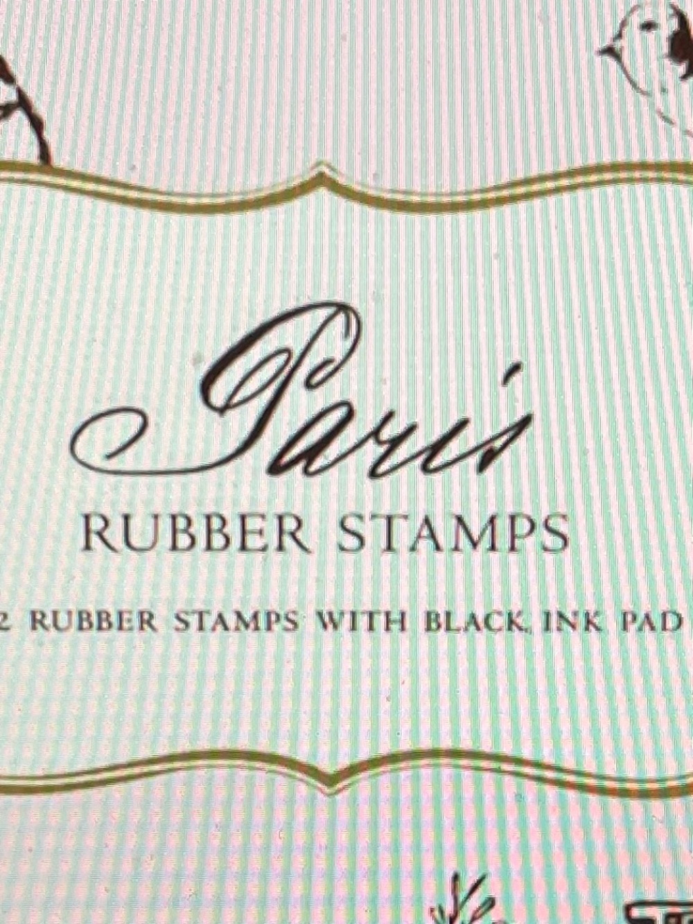 PRICE DROP! Cavallini & Co. Paris Rubber Stamps, Notes & Labels - Set of 3 - Picture 6 of 15